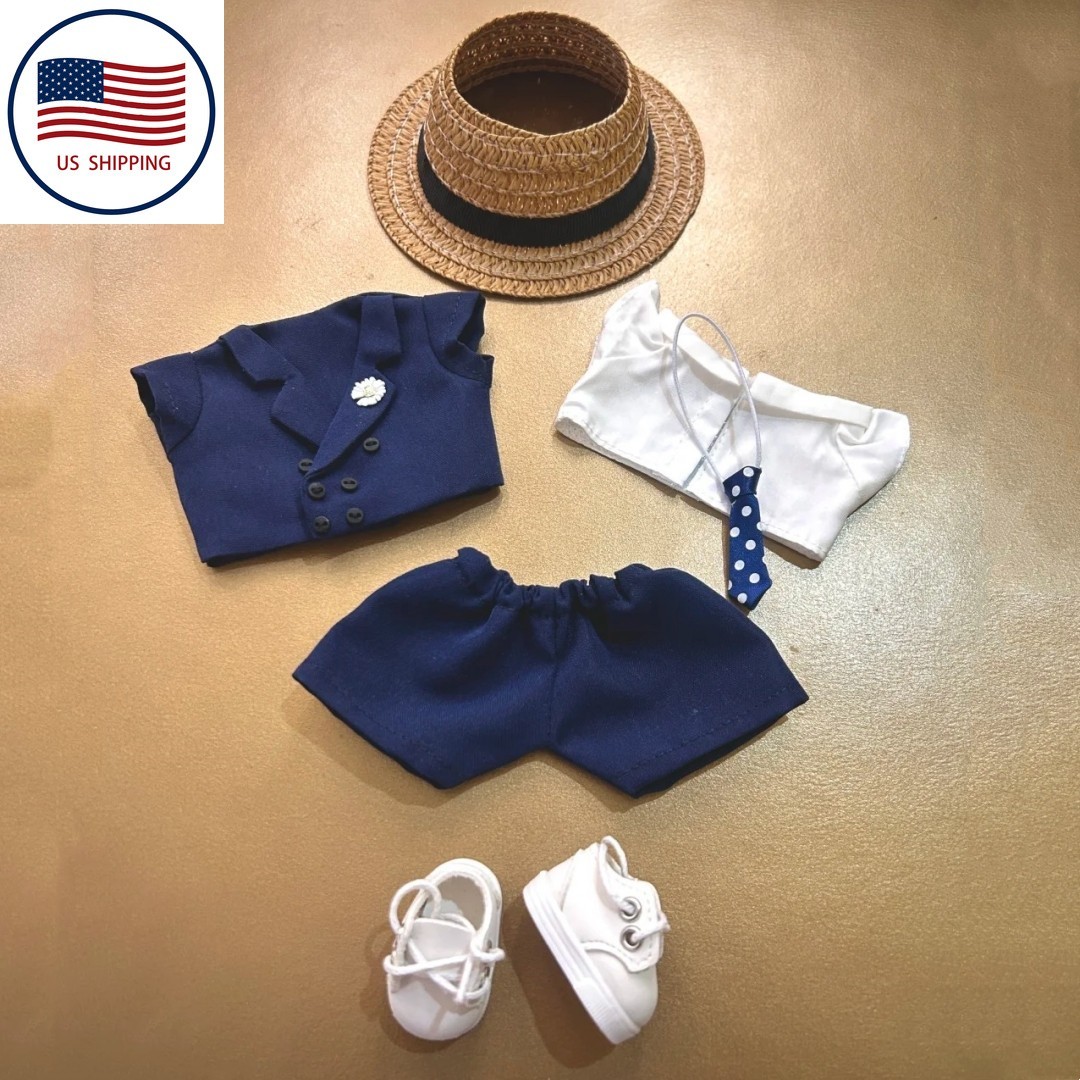 Labubu Doll Clothes G-Dragon Concert Suit Set Outfit Accessory