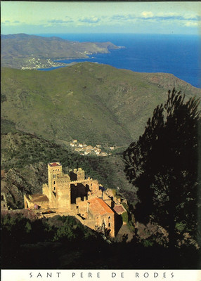 Espana - Spain - Girona - Costa Brava -  Sant Pere de Rodes - Monestir