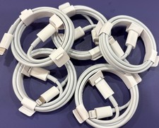 Lot of 5 Apple iPhone Type-C USB-C to Lightning Charging Cable Authentic