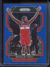 2021-22 Panini Prizm #45 Bradley Beal Blue #/199