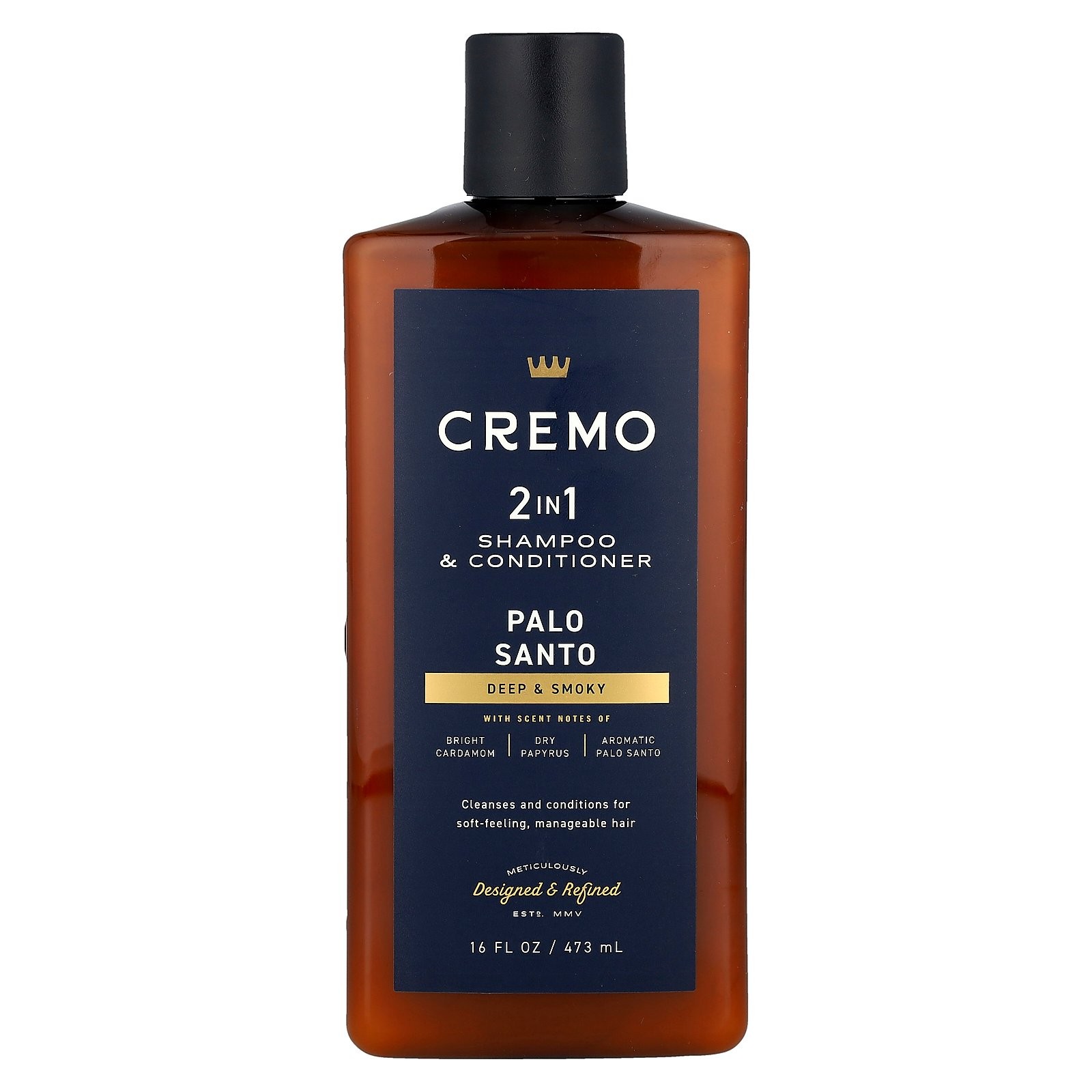 2 in 1 Shampoo - Conditioner, Palo Santo, 16 fl oz (473 ml)