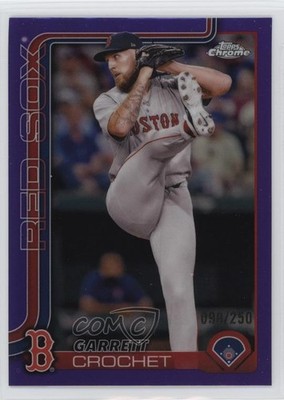 2025 Topps Chrome Purple Refractor 99/250 Garrett Crochet #264 0w27
