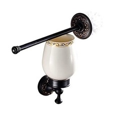 Bronze Toilet Brush Holder,Oil Rubbed Bronze Toilet Brush Plunge Retro Orb