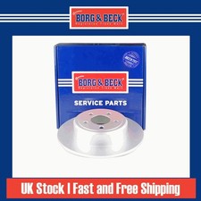 2x Brake Discs Solid For Dodge Challenger 3.5 Borg & Beck Rear 4779208AB