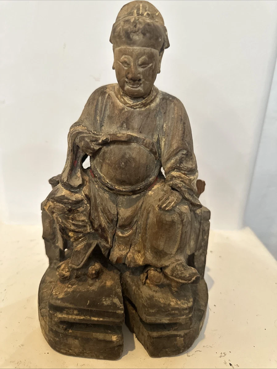 1850-1899 木制古董中国佛像和雕像| eBay