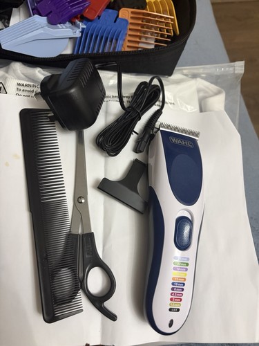 Wahl Mens Colour Pro Cord Cordless Hair Clipper Trimmer Grooming Set 9649-017