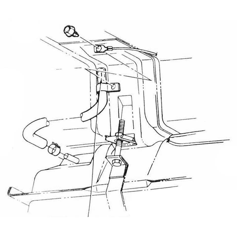 Kit de mangueira de ventilação para tanque de combustível com filtro restritor 1968 Oldsmobile Cutlass 442 - Imagem 2 de 4