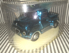 NIB SEALED NOS VTG 2001 TEAL BLUE PICKUP TRUCK w/CHRISTMAS TREE TARGET ORNAMENT