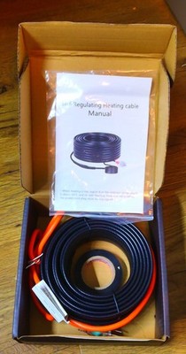 Self Regulating Heating Cable, 50 FT, 5W/FT