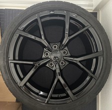 1x Original VW 19 Zoll Golf 8 R Estoril Rad Felge 5H0601025S AD AM Schwarz