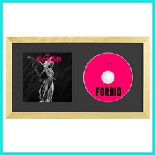 6.7x12.2 CD and Album Cover Display Frame with Two Double-Sided Mats in Four ...