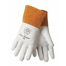 Tillman 30 Welding Gloves, Straight Cuff, Straight Thumb, Premium Pigskin, L, 1