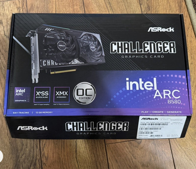ASRock Challenger Intel Arc B580 12GB GDDR6 Ray Tracing XeSS HDMI/DP