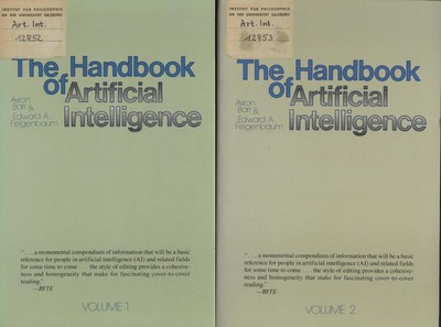 The Handbook of Artificial Intelligence - Volume 1 + 2 Barr, Avron und Edward A.