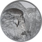 2023 Mongolia Mongolian Falcon 2 oz Black Proof Silver Coin — photo 1