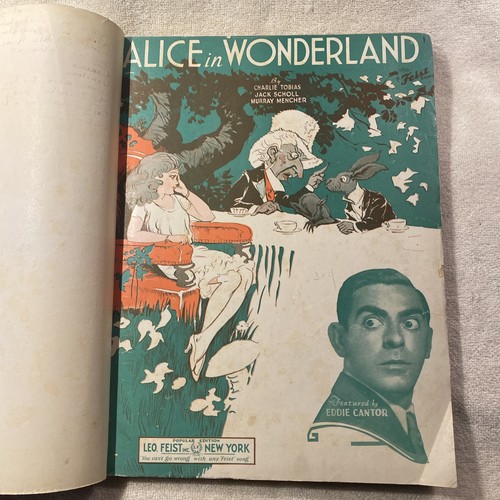 Song Folio Paramount’s Alice in Wonderland Lewis Carroll Piano Sheet Music 1933 - Picture 4 of 24