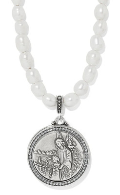 Brighton Art & Soul Guardian Angel Locket Necklace  Style JM7569  MSRP $178  NWT