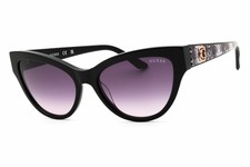 GUESS GU00112-01B-56 Sunglasses Size 56mm 140mm 17mm black Women NEW