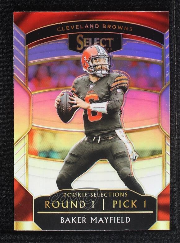 2018 Panini Select Rookie Selections Silver Prizm Baker Mayfield #RS-1 7zf