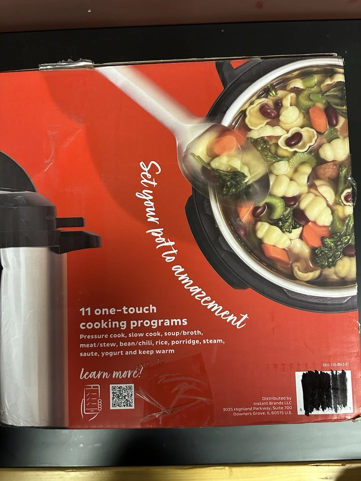 Скороварка электрическая Insta Pot 7 в 1 3 кварты нержавеющая сталь - Изображение 2 из 3