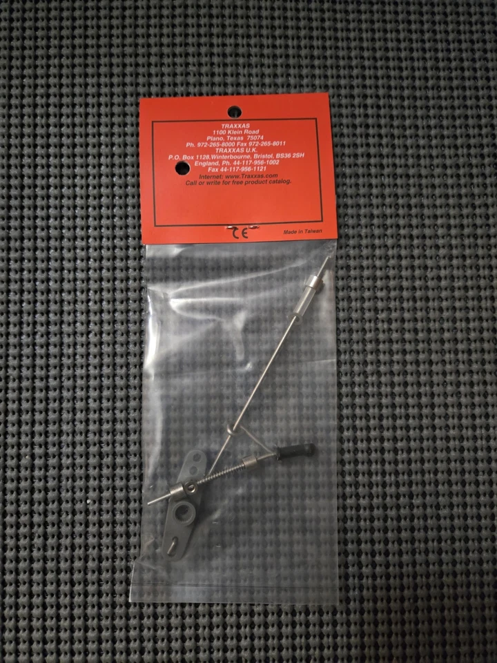 Traxxas Nitro 4Tec 2.5 2.5R 3.3 Side Carb Linkage (Gris) Traxxas #4868 Nuevo de Lote Antiguo Foto 3 de 4