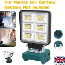 LED Work Light for Makita 18V Battery, Job Site Lighting for Camping Fishing