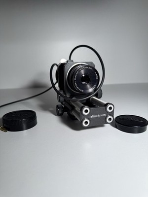 Novoflex Balgen mit Elinchrom-Makroblitzsystem