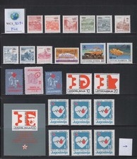 WC1_32191. YUGOSLAVIA. Beautiful lot of 1986 stamps & sets. MLH