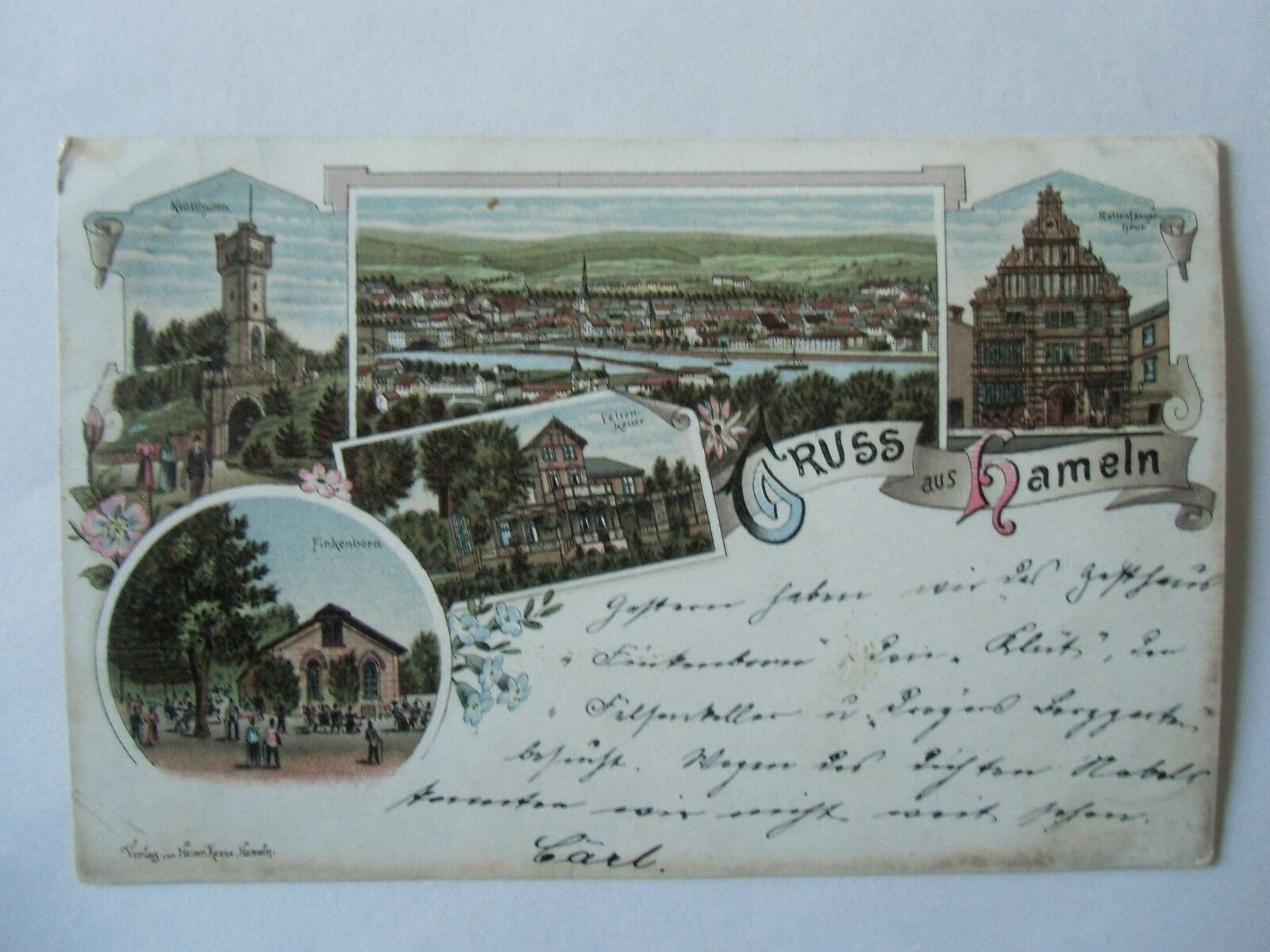 Ansichtskarte Hameln 1897 (Nr.394)