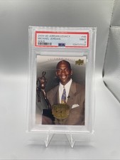 2009 UD JORDAN LEGACY GOLD #46 MICHAEL JORDAN PSA 9