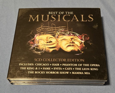 Rare Best of the Musicals: 5 CD Collector Edition, Lion King, Cats, Chicago, OOP