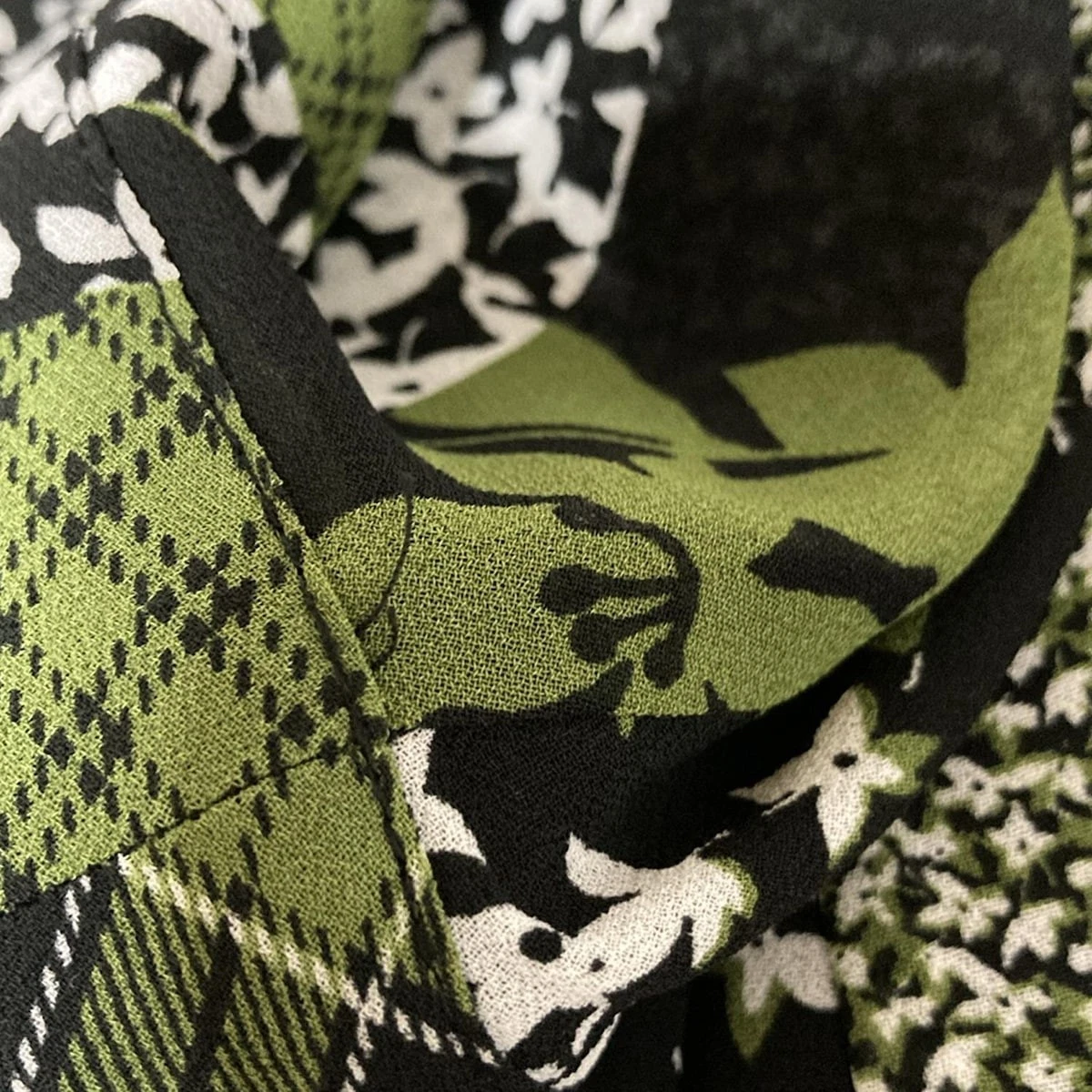 Autentico MICHAEL KORS Abito da donna nero bianco kaki