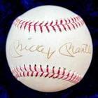 Mickey Mantle Signed Triumph Baseball. PSA