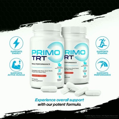 Primo TRT Pillen Männer PrimoTRT ME Unterstützung Männliche Gesundheit-Vitamine