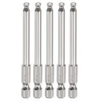 "5X H4 Innensechskant-Bits 1/4\" 3\" Magnet. Kugelkopf"