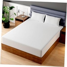 Superity Luxurious Hotel Quality RV Fitted Sheet 100 Cotton RV 48 x 75 White