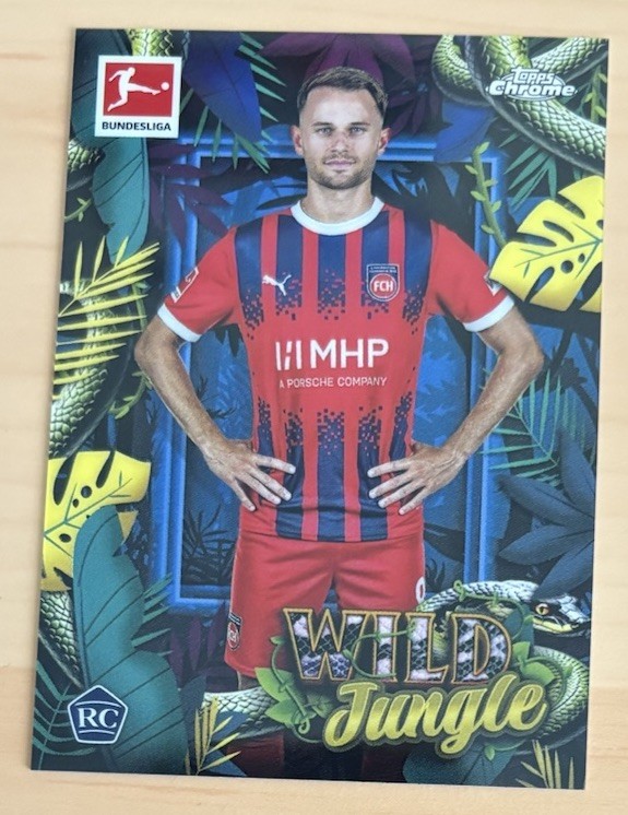 2024-25 Topps Chrome Bundesliga Leo Scienza Wild Jungle Cobra