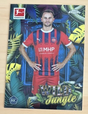 2024-25 Topps Chrome Bundesliga Leo Scienza Wild Jungle Cobra