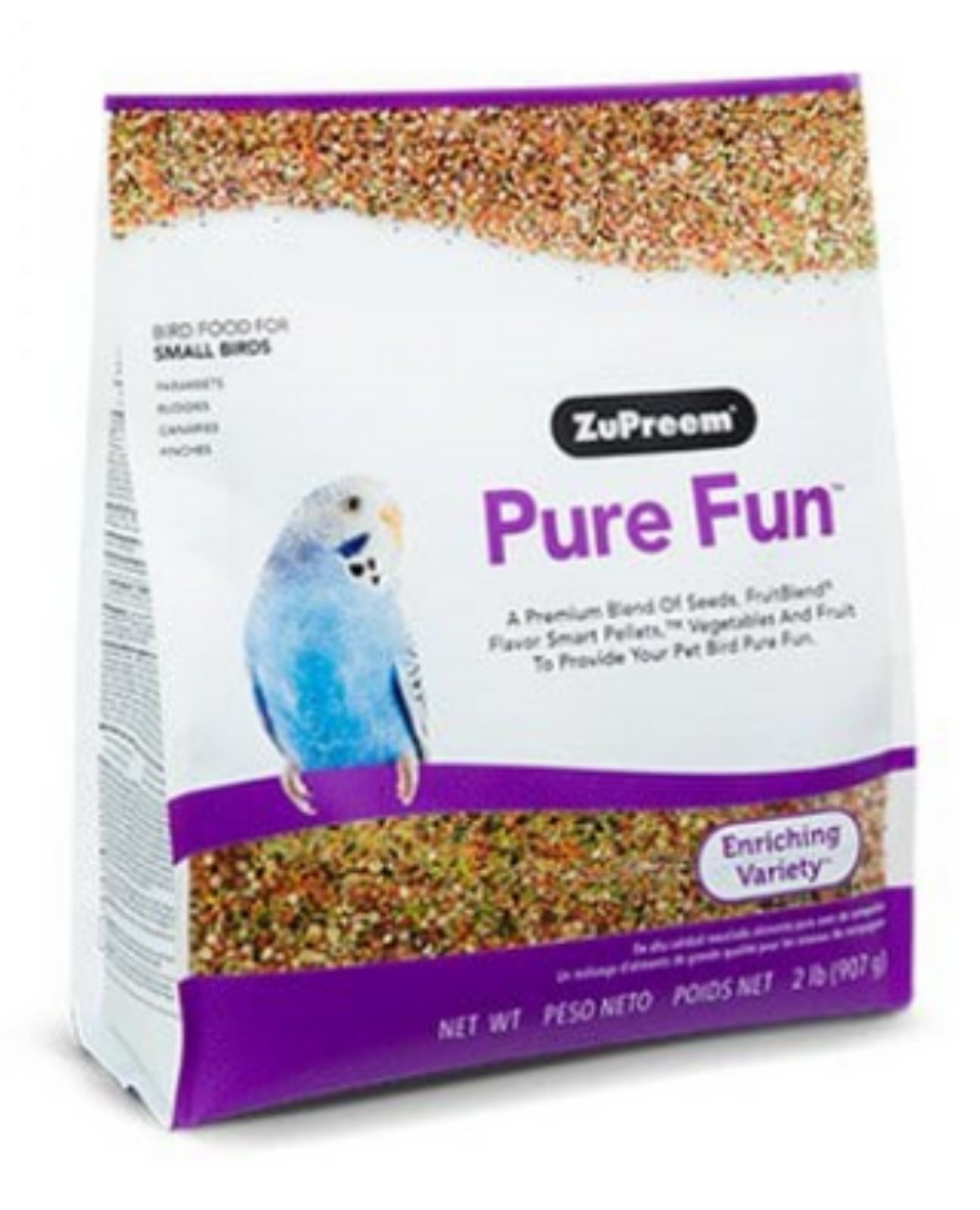 2lb Premium Fruit Blend For Parrots And Conures