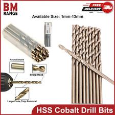 Image of HSS Gold Cobalt Jobber Drill Bit For Stainless & Hard Steel Drills