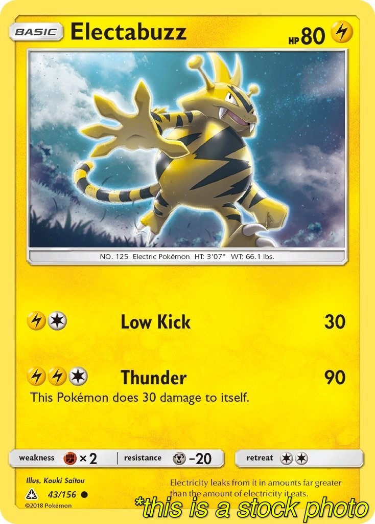 Electabuzz SM - Ultra Prism[SM05 - 43/156] Common Moderately Played