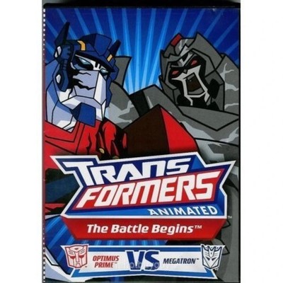 Transformers Animated: The Battle Begins: Optimus Prime VS Megatron (DVD, 2007)