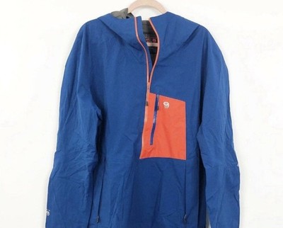 Mountain Hardware Exposure 2 Gore-Tex Paclite Stretch Waterproof Jacket Blue XL