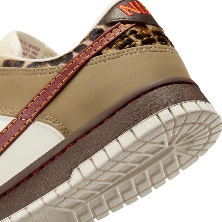 Nike Dunk Low Caqui Equipo Rojo Perla Blanco Leopardo WMNS Tallas IM6687-262 NUEVO Foto 4 de 4