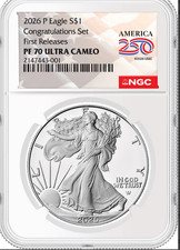 2026 P Congratulations Set Proof Silver Eagle Ngc Pf 70 Fr - Presale