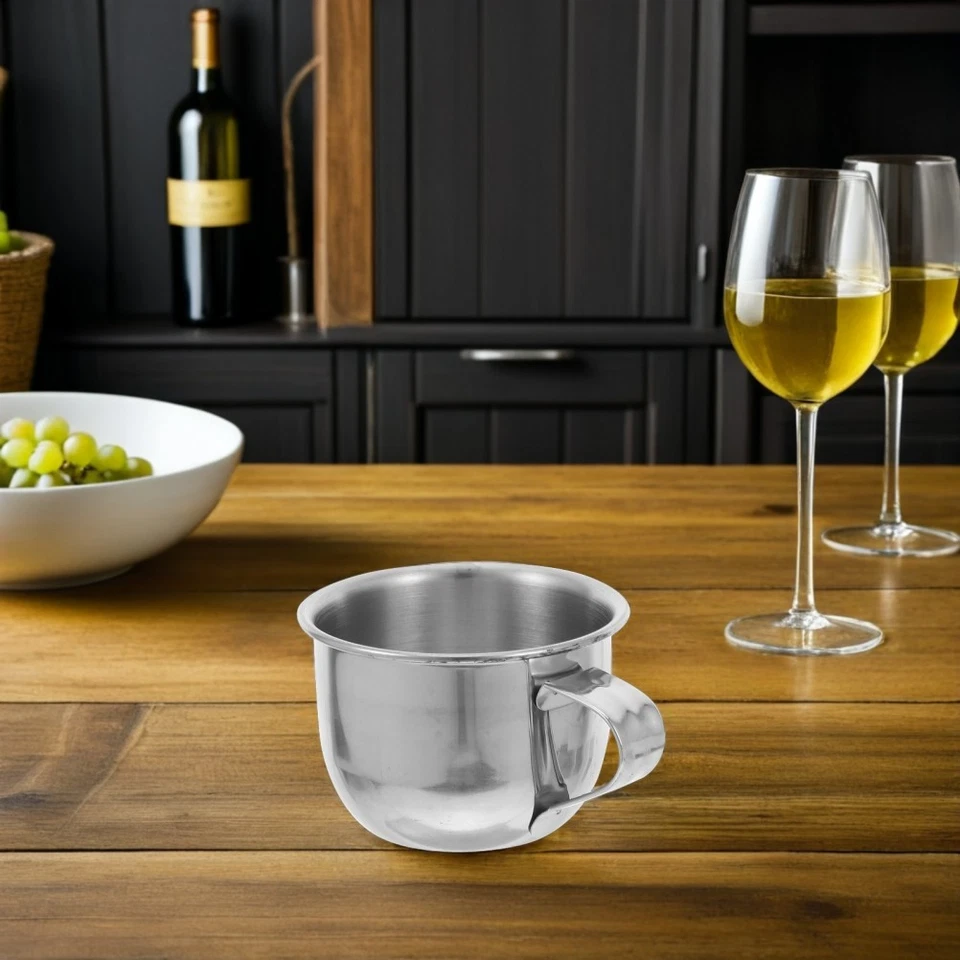 2 Pcs Trinklernbecher Edelstahl Wasserbecher Aus Mini -Teetassen Kaffeebecher - Bild 2 von 4