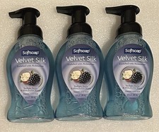 Softsoap Velvet Silk Twilight Berry Shea Butter Foaming Hand Soap, Lot of 3