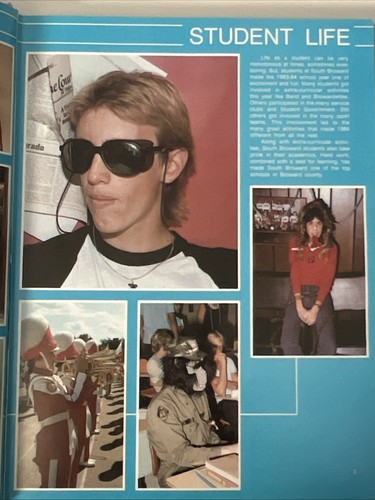 Yearbook: 1984 Browardier - South Broward High School Hollywood Florida - Picture 4 of 6
