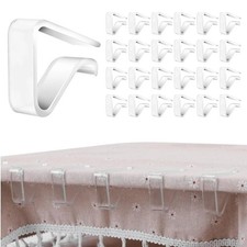 Clear Tablecloth Clips Plastic Table Cover Holders Party 8/16/24