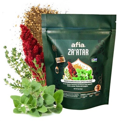 Afia  Za atar Seasoning | Mediterranean Spice Blends for Manoushe, Flatbread,...